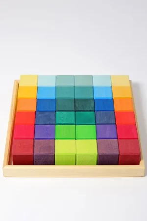 Grimms mosaic regenboog klein - 36 blokken Gecertificeerd