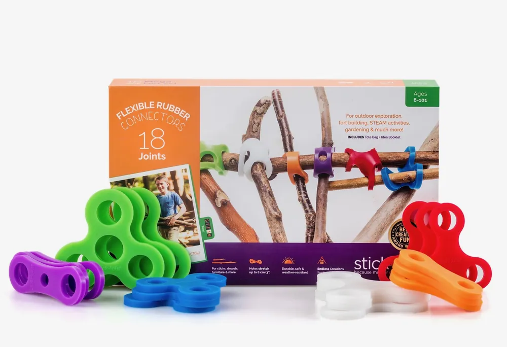 Stick-lets Mega Fort Kit met 18 verbindingen Bestseller