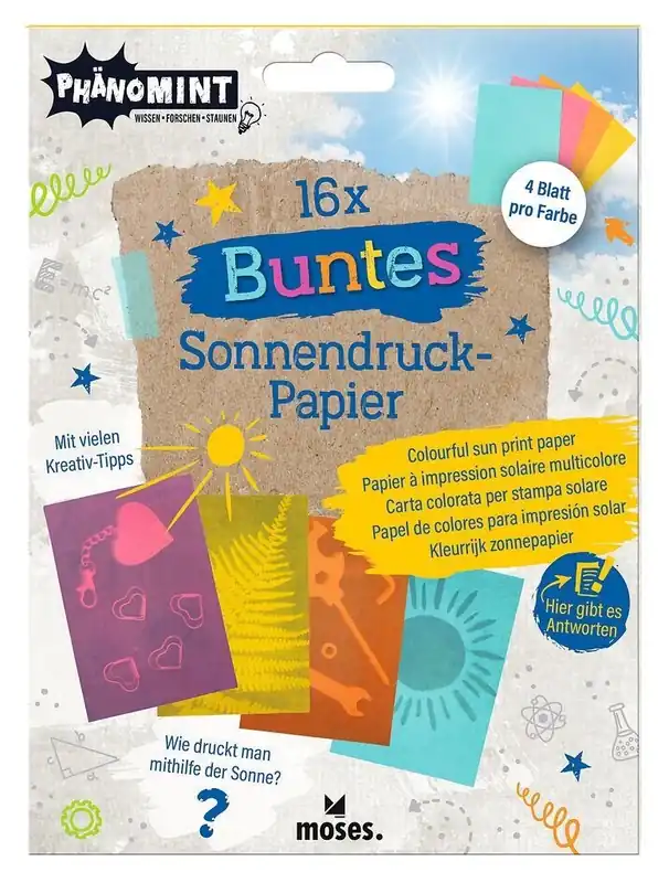 Moses phänomint Zonnepapier A5 gekleurd Favoriet
