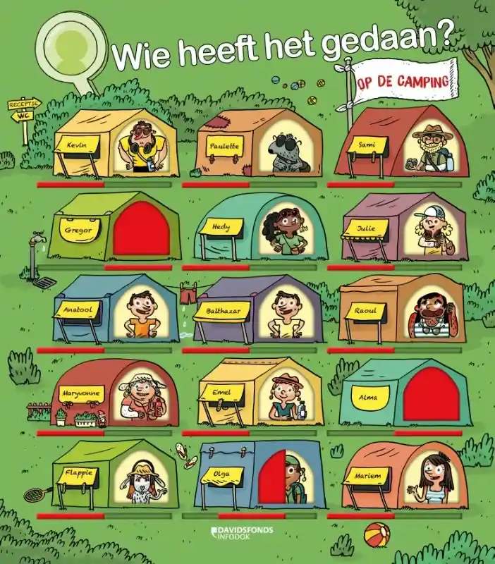 Wie heeft het gedaan? Op de camping, vanaf 7 jaar Speciale Aanbieding