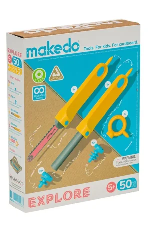 Gratis Retour Makedo Explore set - 50 delig voor 1-2 bouwers