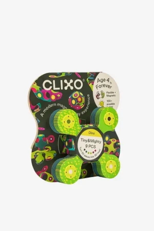 Direct Verzonden Clixo Tiny & Mighty Dino - kleine magnetische bouwset