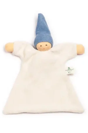 Laatste Versie Nänchen Natur Knuffelpopje Nuckel donkerblauw - speenknuffel