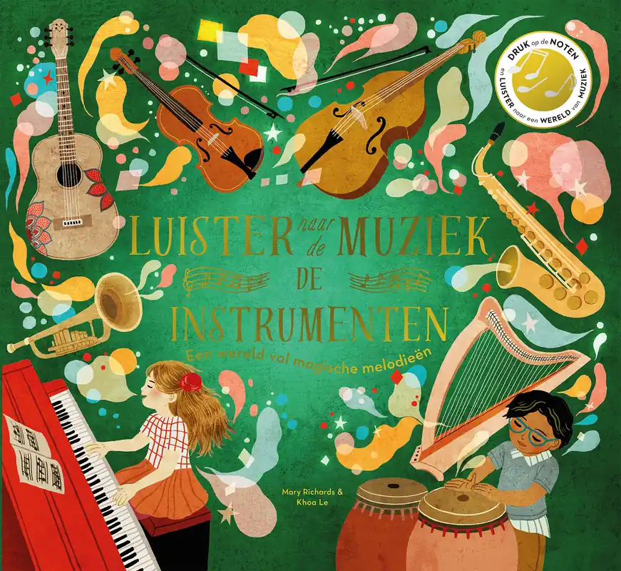 Gereduceerde Prijs Geluidenboek: Luister naar de muziek: De instrumenten vanaf 4 jaar