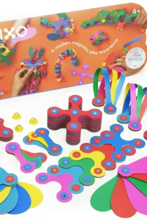 Clixo Super Rainbow magnetische bouwset 60 stuks Direct Beschikbaar