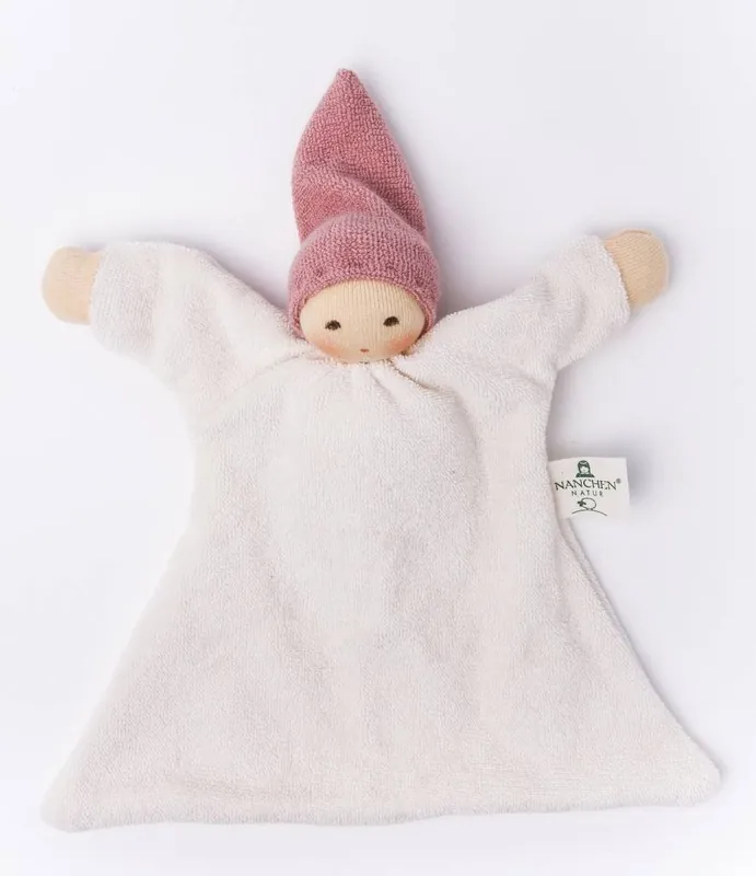 Beperkte Voorraad Nänchen Natur Knuffelpopje Nuckel roze - speenknuffel