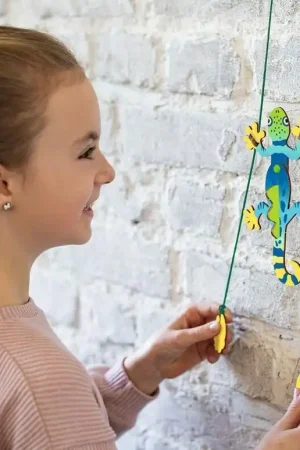 Merkproduct Phänomint klimgekko van hout