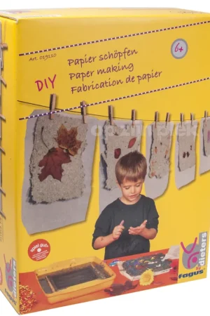 Exclusieve Aanbieding Dieters papierschepset – zelf papier maken