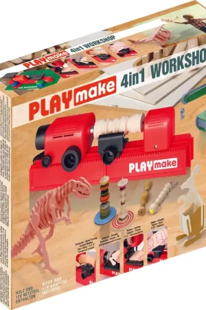 Laatste Kans The Cool Tool - Playmake 4 in 1 houtbewerking werkbank