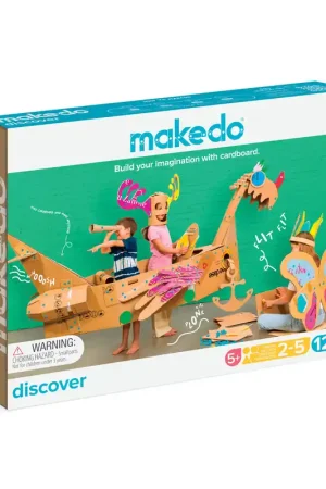 Lage Prijs Makedo Discover set - 126 delig voor 2-5 bouwers