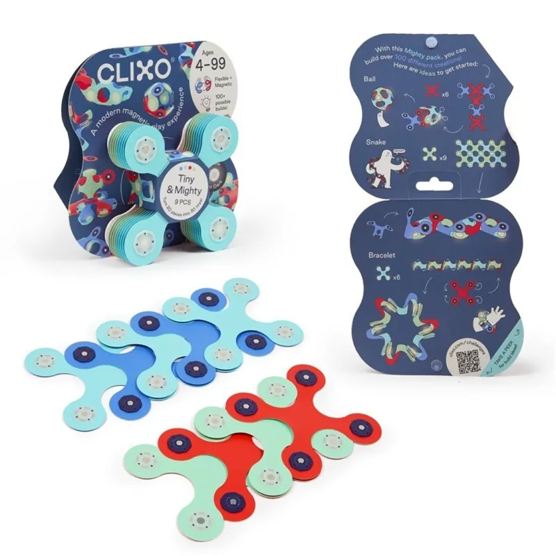 Nu Kopen Clixo Tiny & Mighty Marine magnetische bouwset 9 stuks
