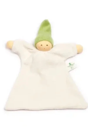 Dagaanbieding Nänchen Natur Knuffelpopje Nuckel groen - speenknuffel