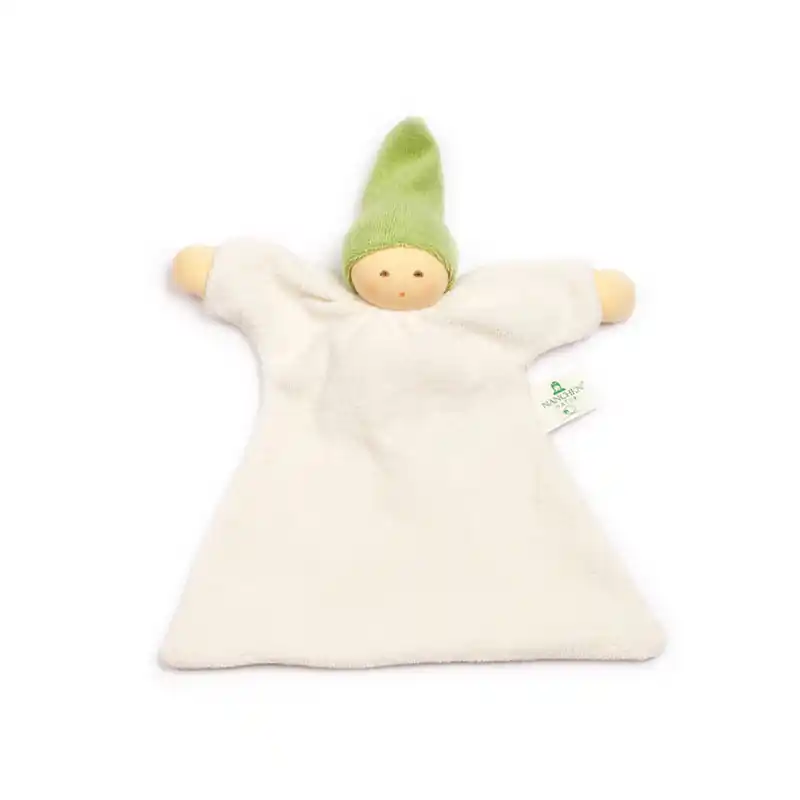 Dagaanbieding Nänchen Natur Knuffelpopje Nuckel groen - speenknuffel