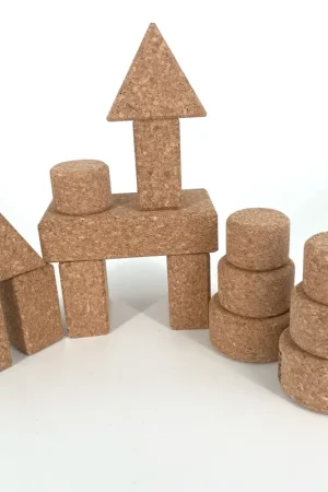 Korxx Baby S naturel - 15 kurk kurk blokken Beperkt Aanbod