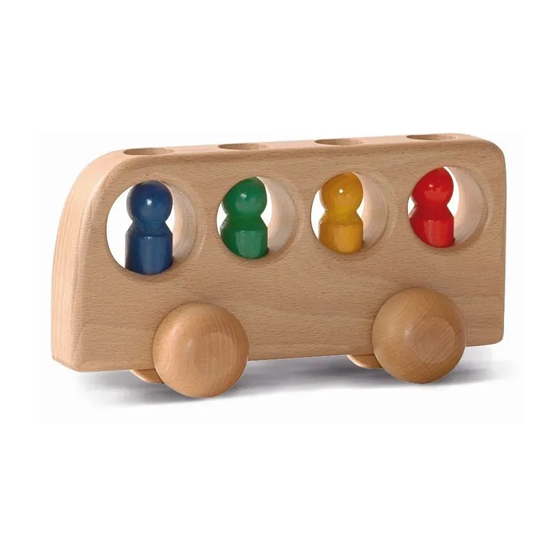 Beste Prijs Ostheimer Bus naturel met 4 figuren voor reizen in open spel