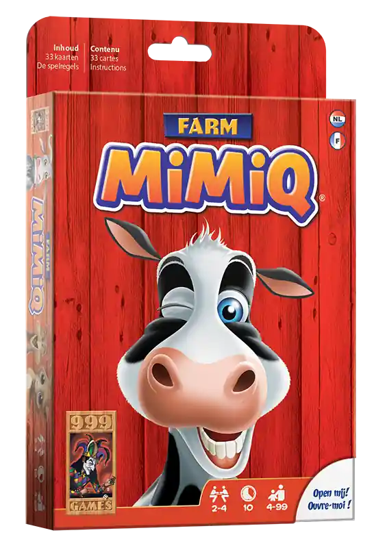 999 Games kwartetspel Mimiq Farm Exclusieve Aanbieding