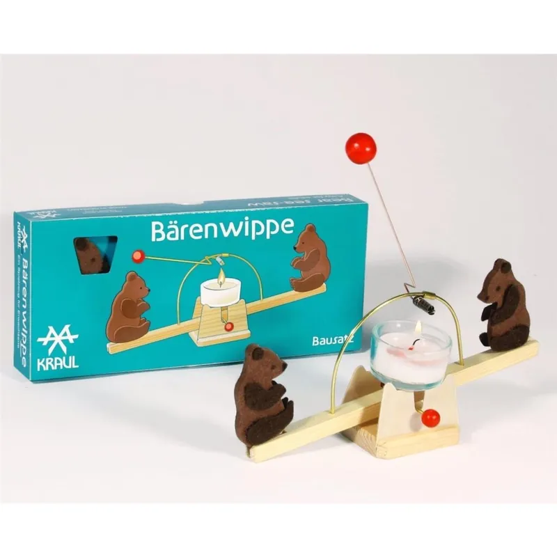 Beperkt Aanbod Kraul Kaarsenwip met beren
