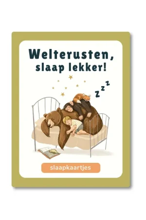 Welterusten, slaap lekker! 55 Slaapkaartjes, vanaf 2 jaar Laatste Versie