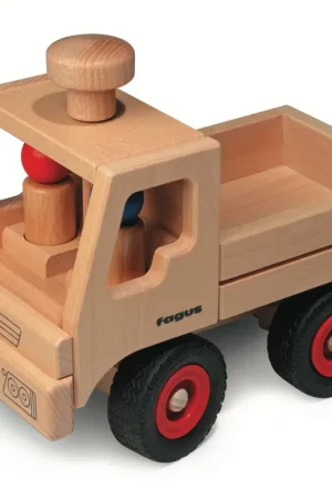 Voordeelprijs Fagus bestuurbare Unimog met 2 poppetjes