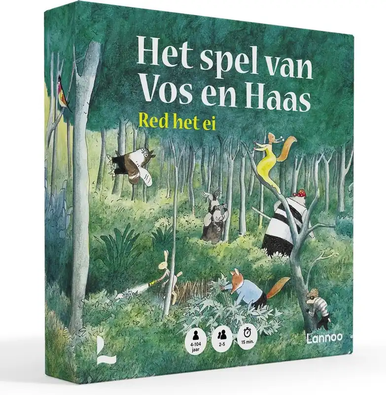 Het spel van Vos en Haas, coöperatief spel vanaf 4 jaar Tijdelijk Beschikbaar