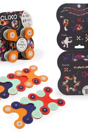 Finale Uitverkoop Clixo Tiny & Mighty Space magnetische bouwset 9 stuks