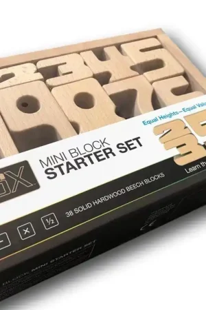 SumBlox 38 houten cijferblokken - evenhoog is evenveel Exclusieve Aanbieding