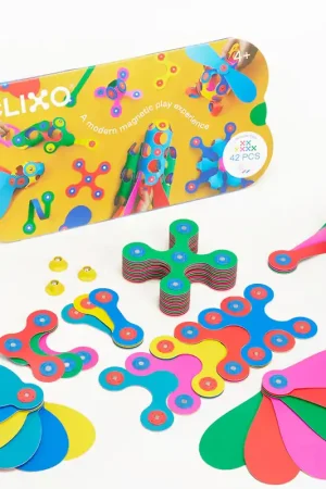 Clixo Rainbow magnetische bouwset 42 stuks Finale Uitverkoop