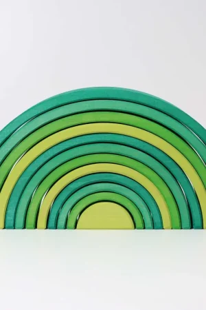 Grimms Grote houten regenboog forest green Fabrieksprijs