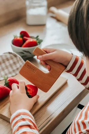 SKÅGFÄ Trakniv houten montessori mes Laatste Kans
