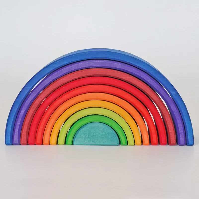 Alleen Vandaag Grimms Houten 10-delige regenboog - Counting