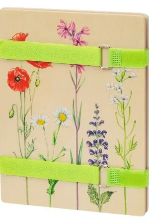 Expeditie natuur bloemenpers met zonnepapier Premium