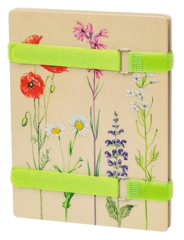 Expeditie natuur bloemenpers met zonnepapier Premium
