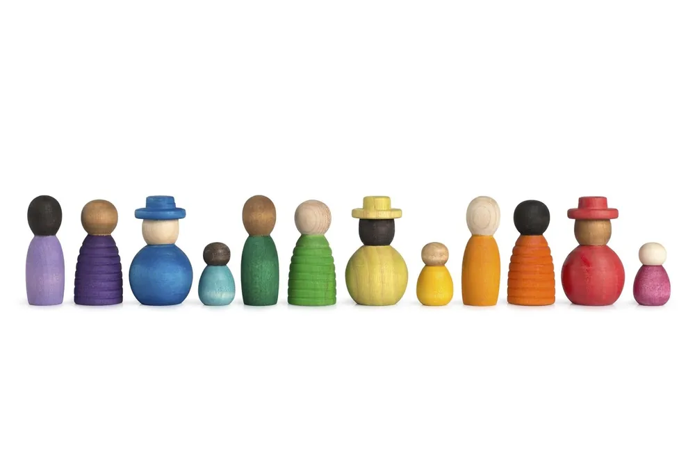 Gereduceerde Prijs Grapat 'Together' houten poppetjes