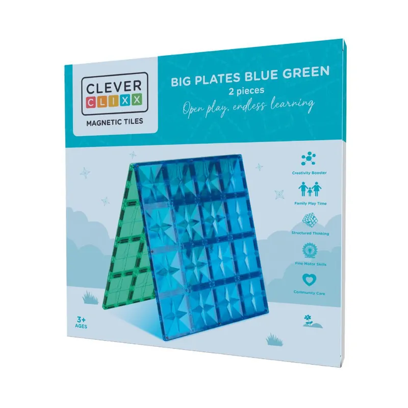 Clever clixx grote grondplaten - 2 bouwplaten Aanbieding