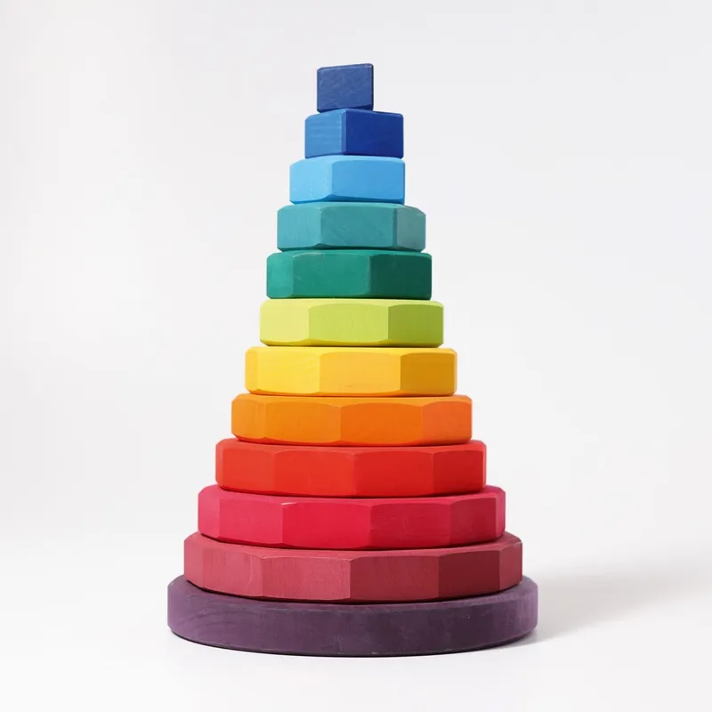 Grimms grote houten geometrische stapeltoren Actieprijs