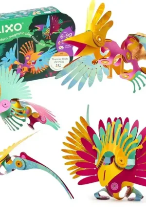 Clixo Tropical Birds magnetische vogelbouwset 22 stuks Flitsaanbieding
