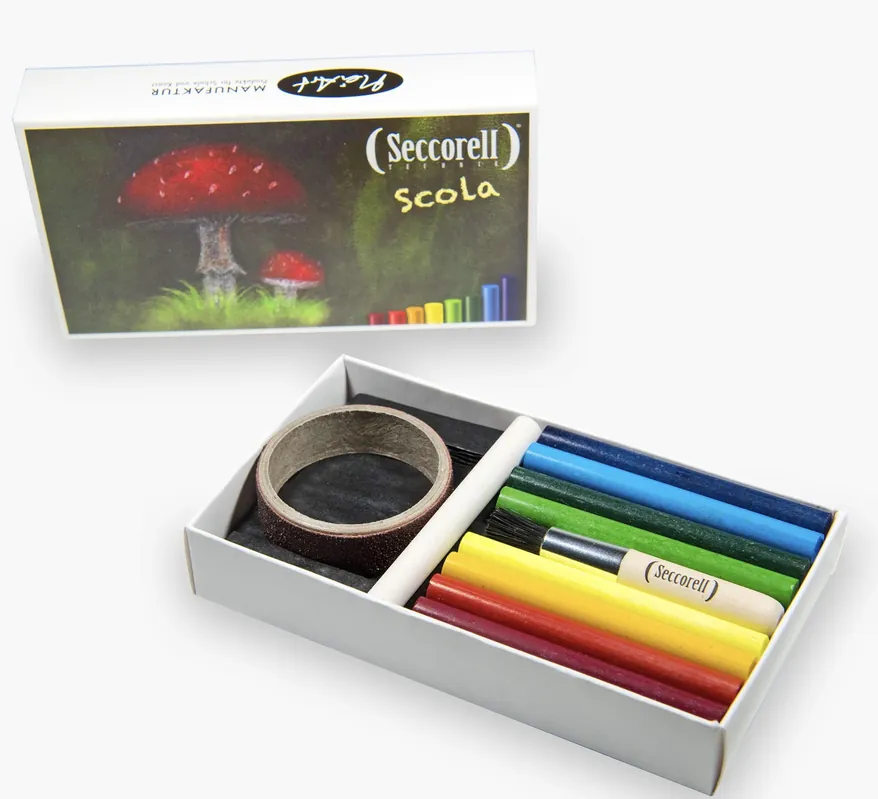 Seccorell Scola complete schoolset met 8 pigmentstiften Meest Verkocht