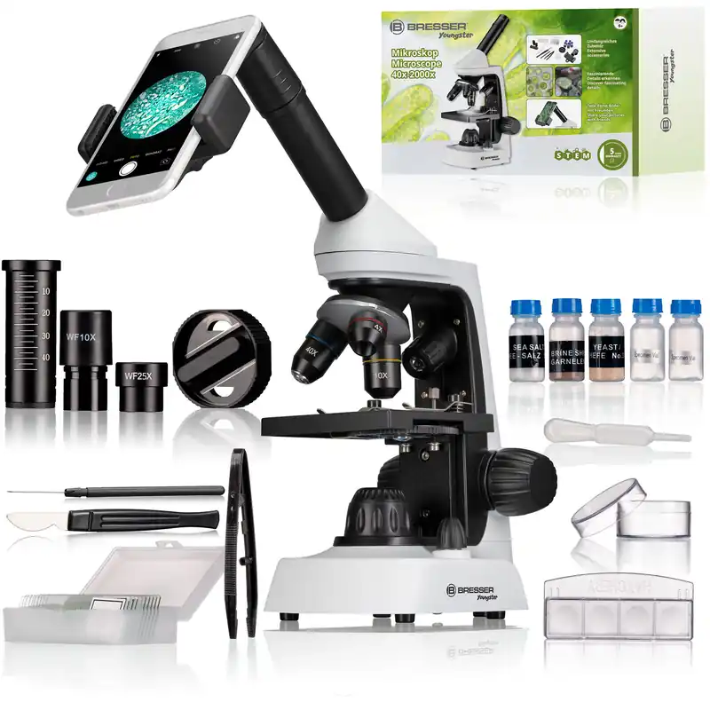 Exclusieve Aanbieding Bresser Youngster beginners microscoop - 40 x 2000