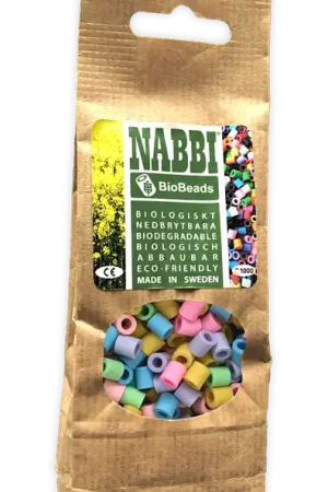 Favoriet Nabbi Biobeads strijkkralen mix pastel - 1000 kralen