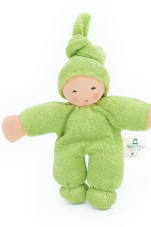 Nänchen Natur Knuffelpopje Pimpel groen Tijdelijk Beschikbaar