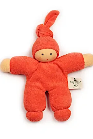 Korting Nänchen Natur Knuffelpopje Pimpel oranjerood