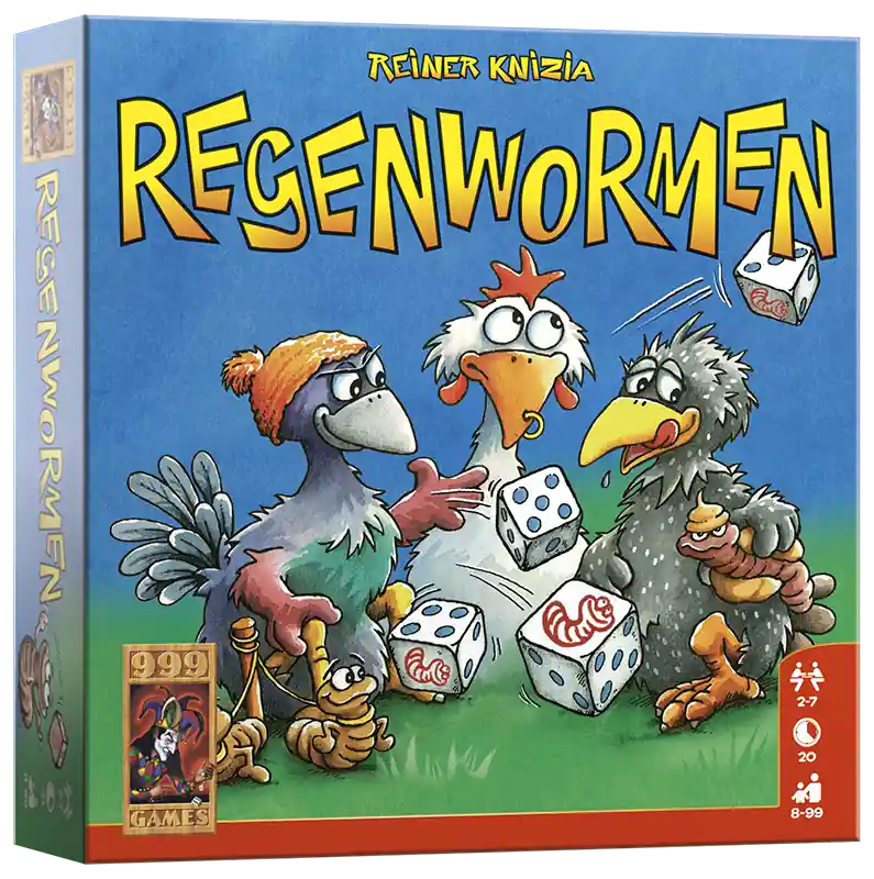 Snelle Levering 999 Games Regenwormen, vanaf 8 jaar