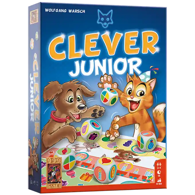 999 Games Clever Junior, dobbelspel vanaf 5 jaar Lage Prijs