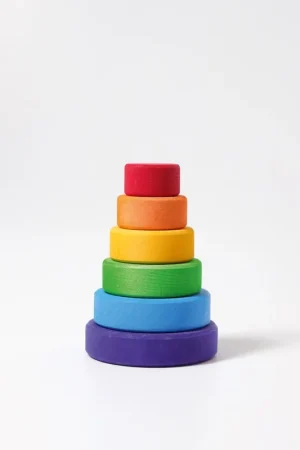 Gereduceerde Prijs Grimms stapeltoren regenboog 6-delig