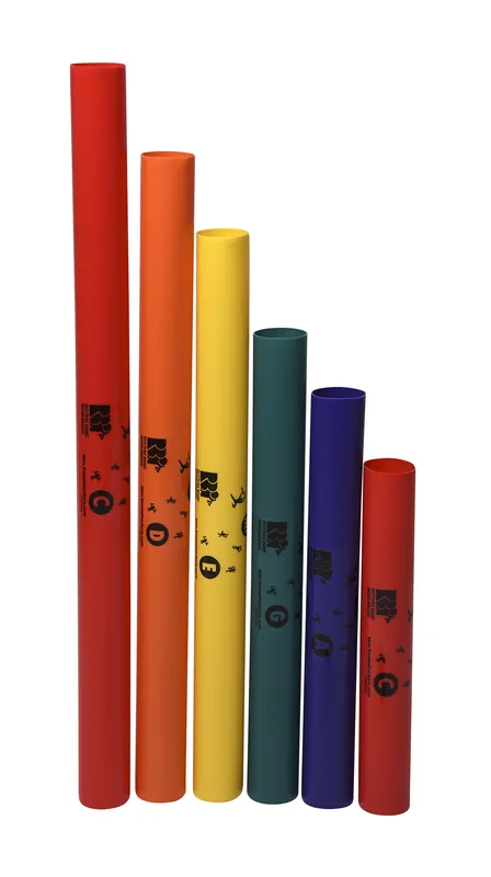 Boomwhackers C-pentatonische set met 6 klankbuizen Koop Vandaag