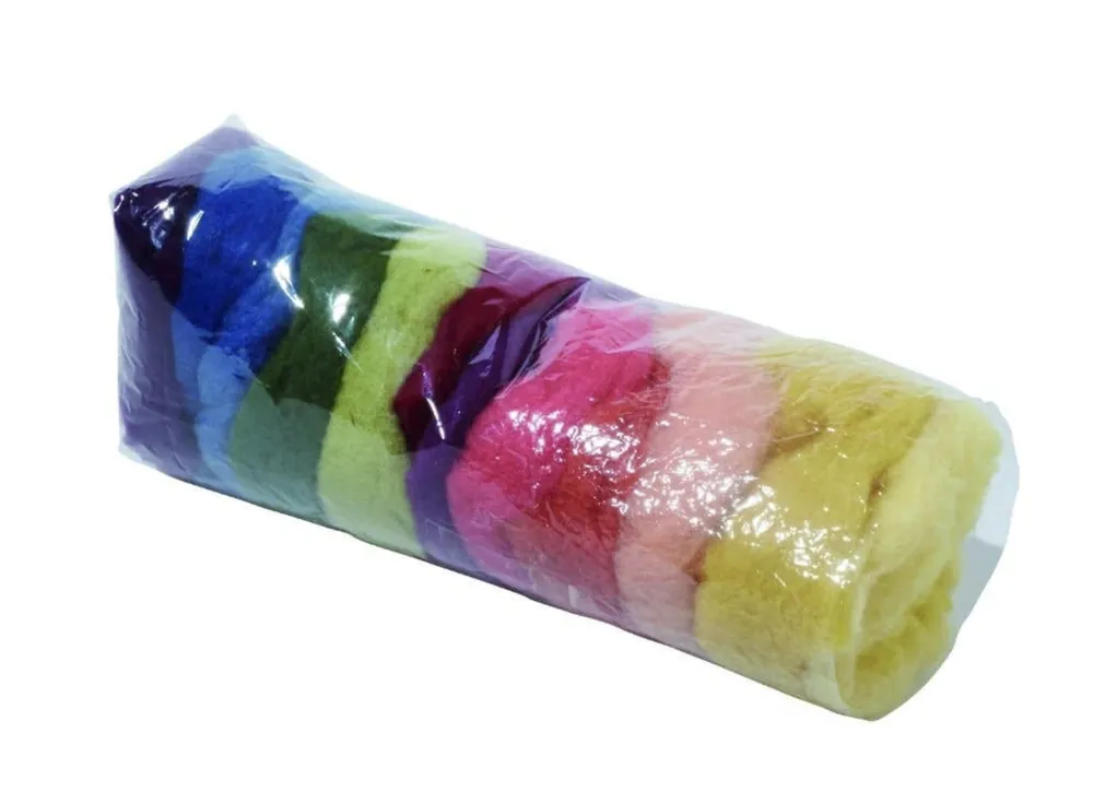 Filges plantaardig geverfde viltwol in 10 kleuren - 100 gram Finale Uitverkoop