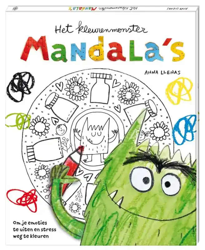 Het kleurenmonster: mandalakleurboek vanaf 3 jaar Nieuw