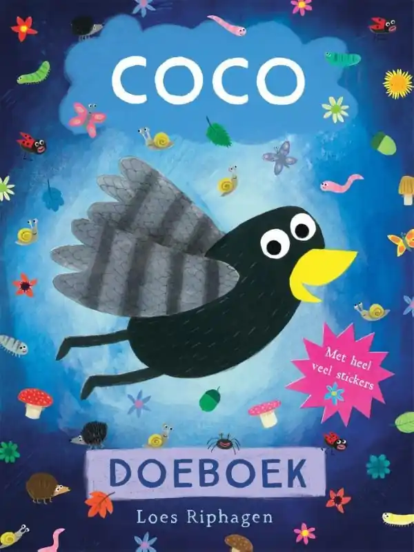 Goedkoop Coco Doeboek met stickers, Loes Riphagen, vanaf 3 jaar