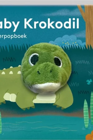 Laatste Versie Imagebooks vingerpopboekje - Baby Krokodil, vanaf 2 jaar