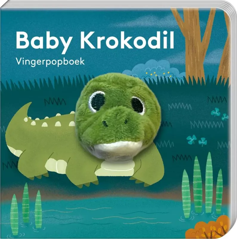 Laatste Versie Imagebooks vingerpopboekje - Baby Krokodil, vanaf 2 jaar